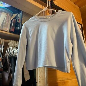 Light Blue Cropped Top